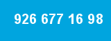 926 677 16 98